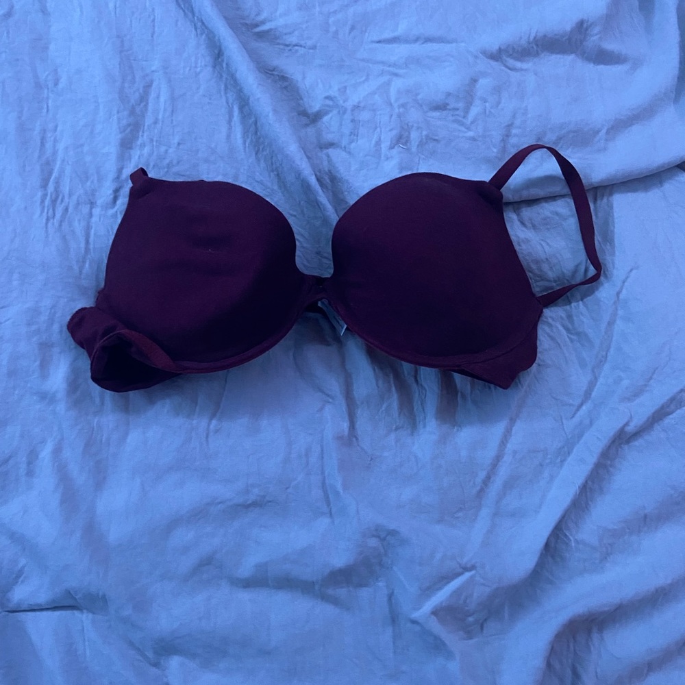 Maroon Bra